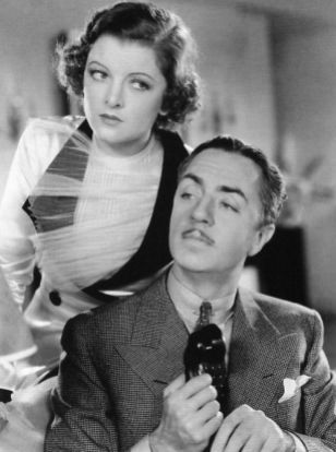 Bill and Myrna in The Thin Man